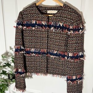 Tory Burch Multicolor Tweed Blazer